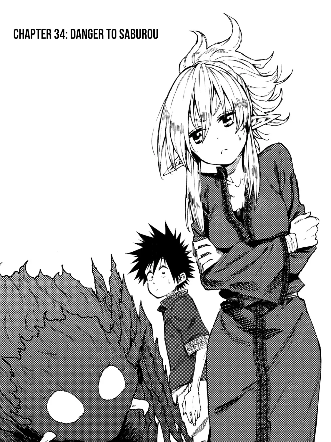 Mazumeshi Elf to Youbokugurashi Chapter 34 page 1 - 