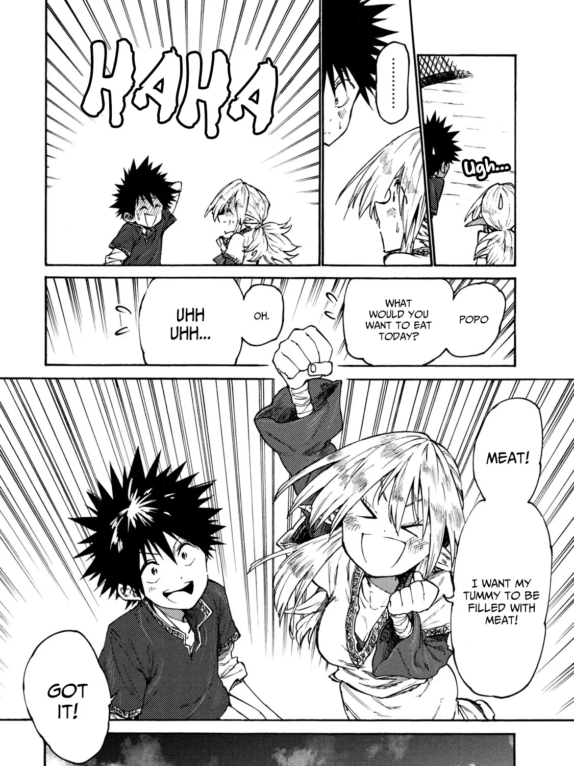 Mazumeshi Elf to Youbokugurashi Chapter 35 page 23 - 