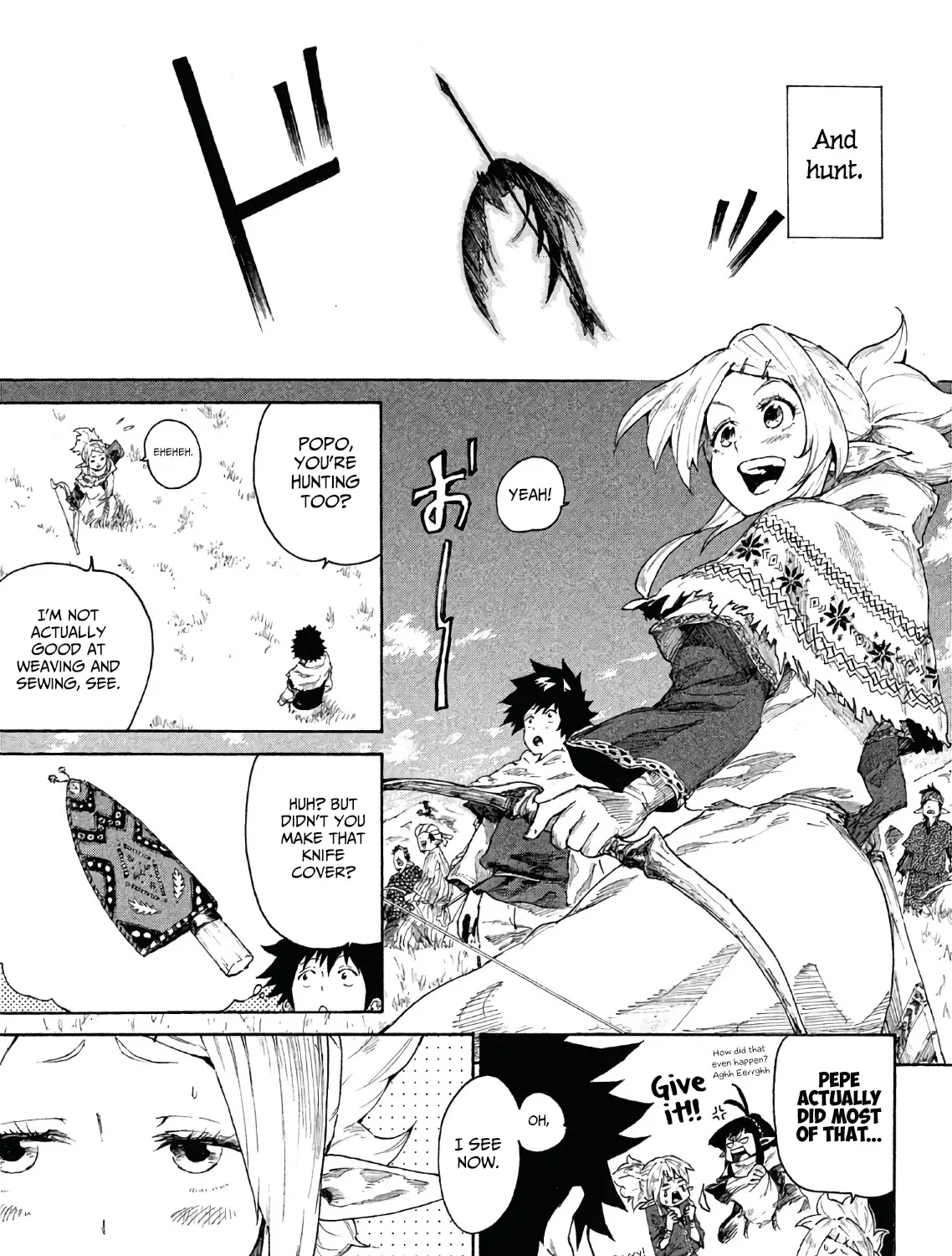 Mazumeshi Elf to Youbokugurashi Chapter 4 page 14 - 