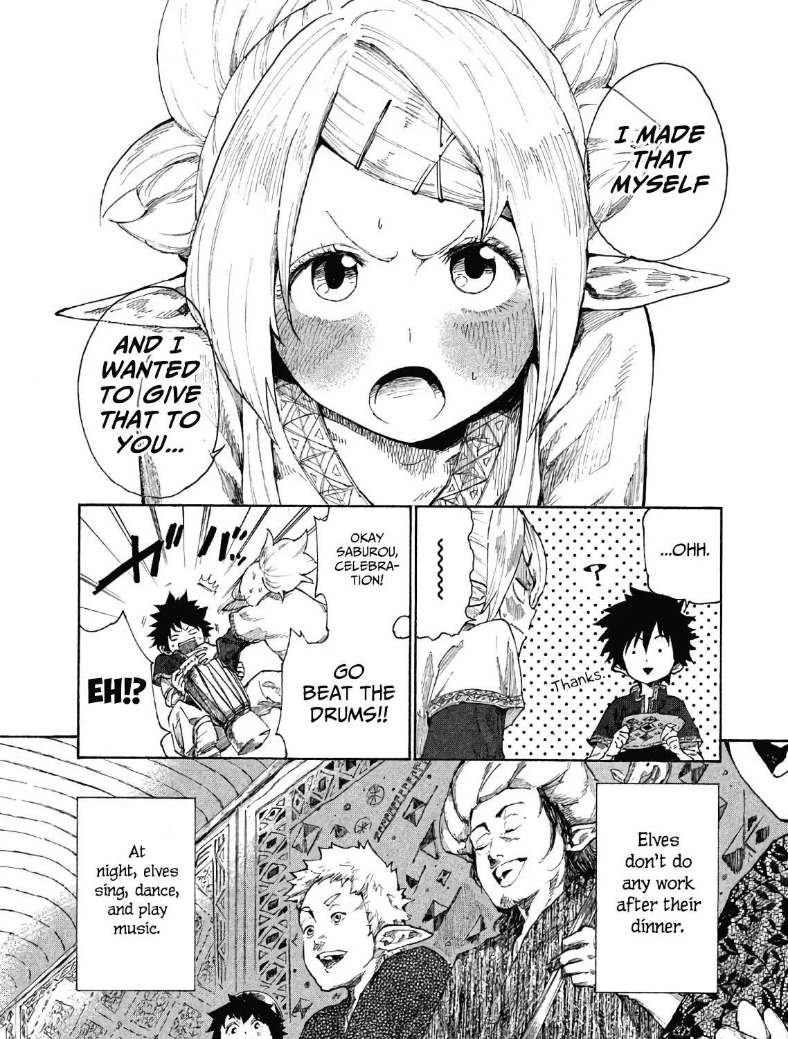 Mazumeshi Elf to Youbokugurashi Chapter 4 page 18 - 