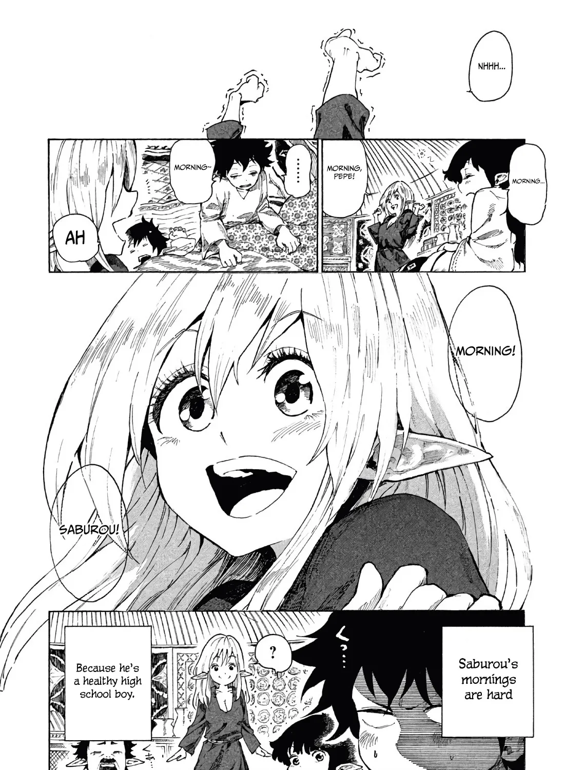 Mazumeshi Elf to Youbokugurashi Chapter 4 page 4 - 