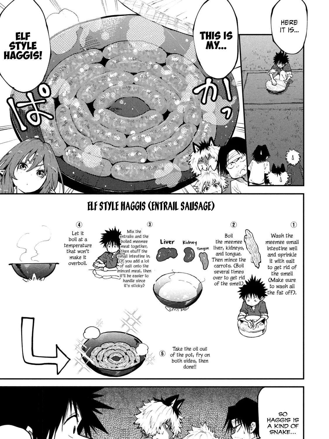 Mazumeshi Elf to Youbokugurashi Chapter 44 page 34 - 