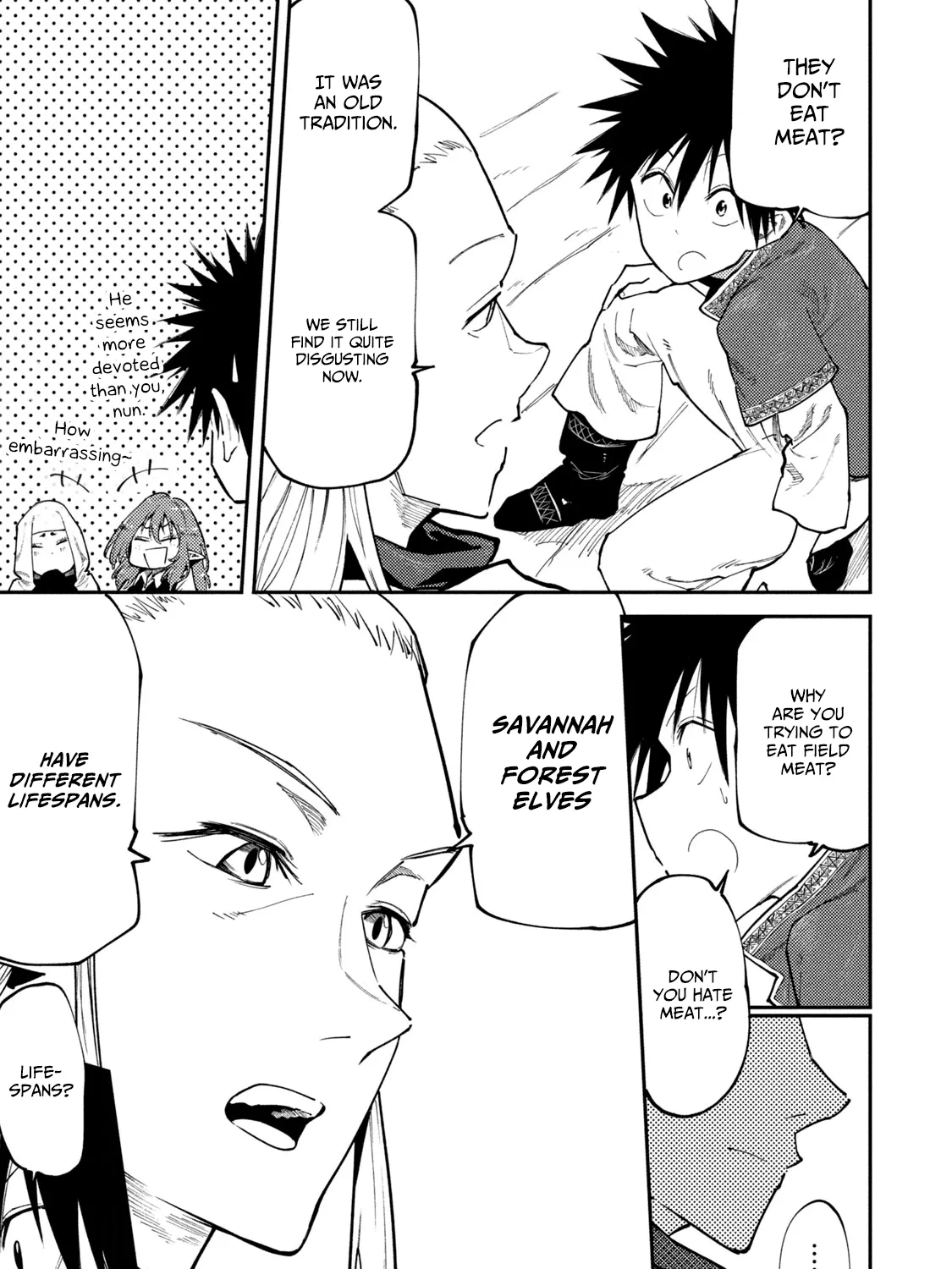 Mazumeshi Elf to Youbokugurashi Chapter 45 page 25 - 