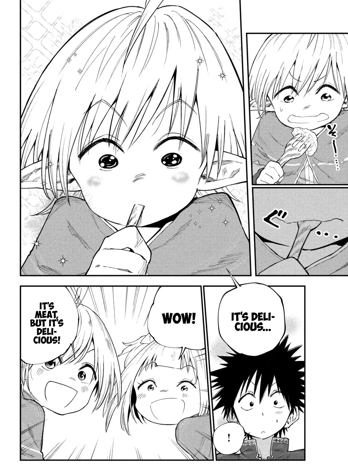 Mazumeshi Elf to Youbokugurashi Chapter 49 page 35 - 