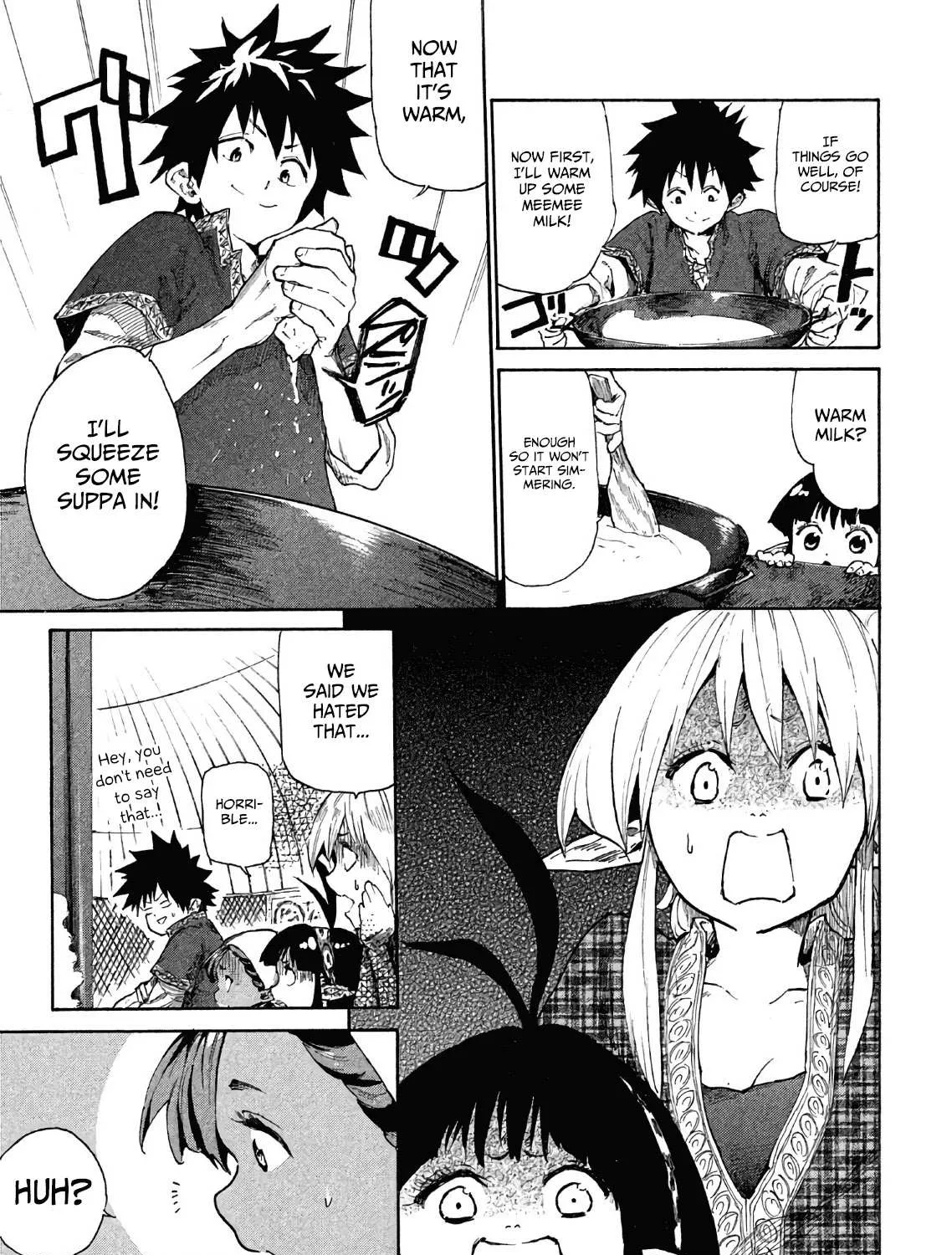 Mazumeshi Elf to Youbokugurashi Chapter 5 page 34 - 