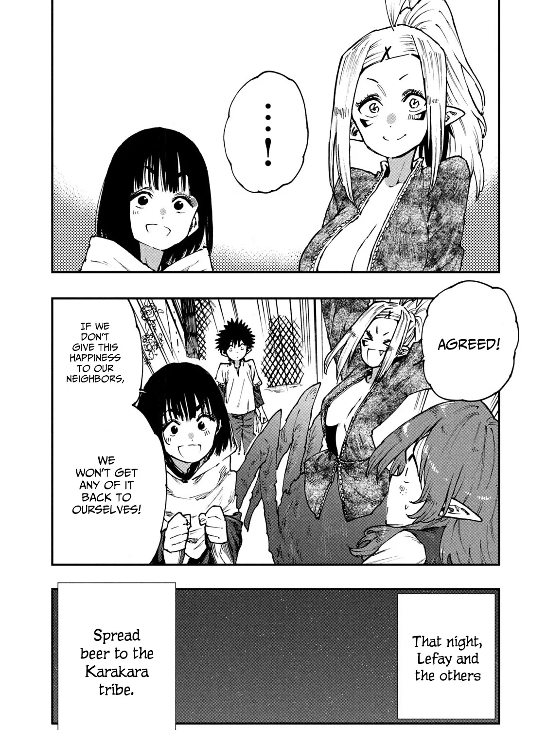 Mazumeshi Elf to Youbokugurashi Chapter 55 page 37 - 