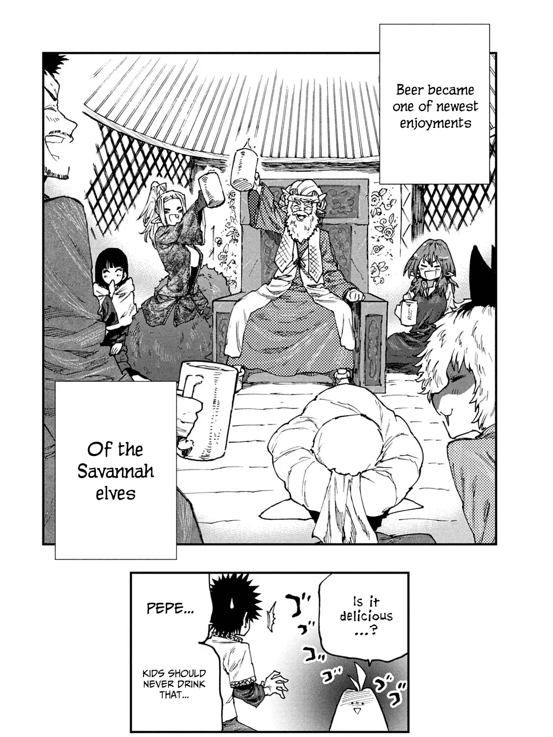 Mazumeshi Elf to Youbokugurashi Chapter 55 page 39 - 