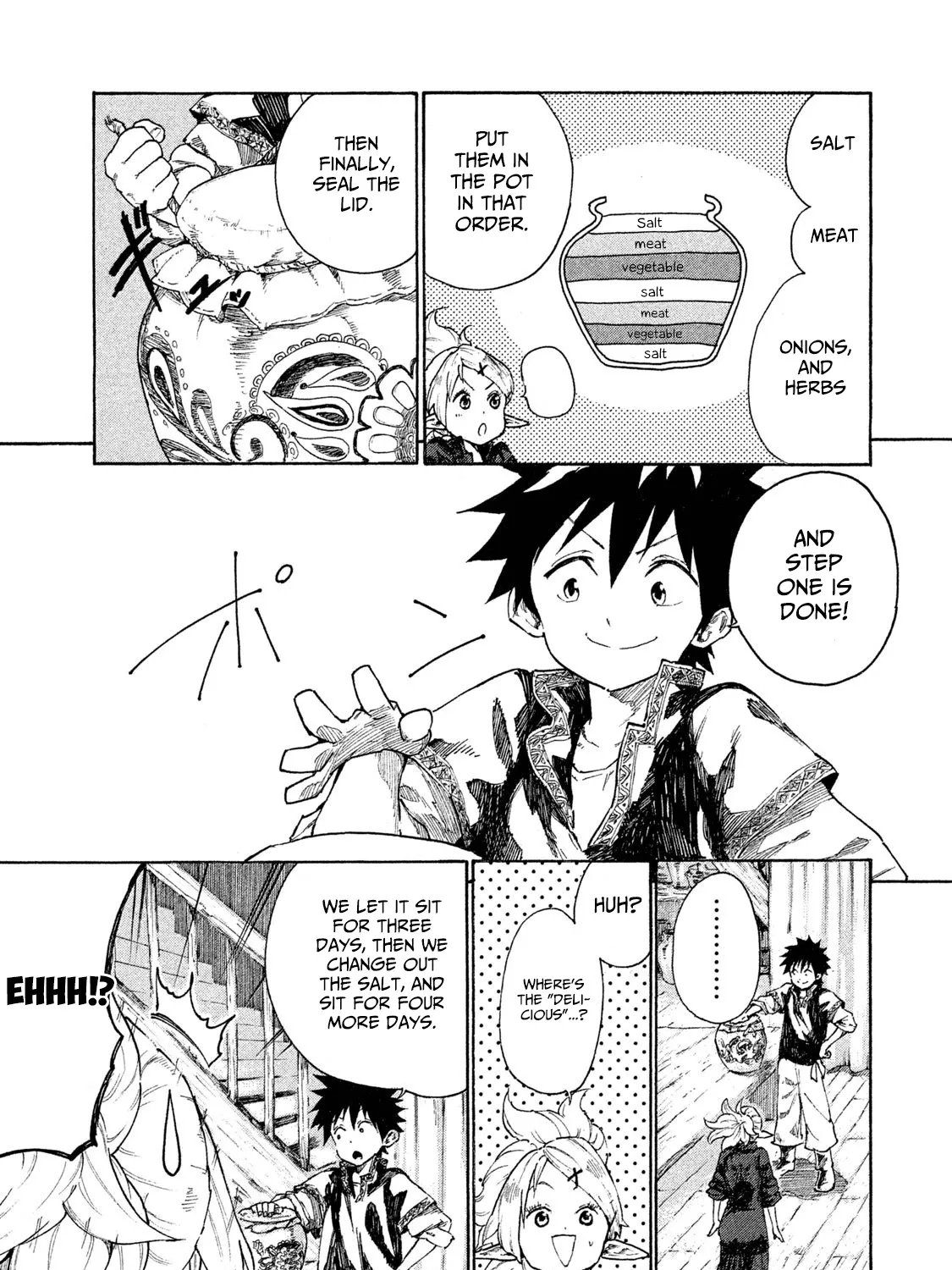 Mazumeshi Elf to Youbokugurashi Chapter 7 page 22 - 