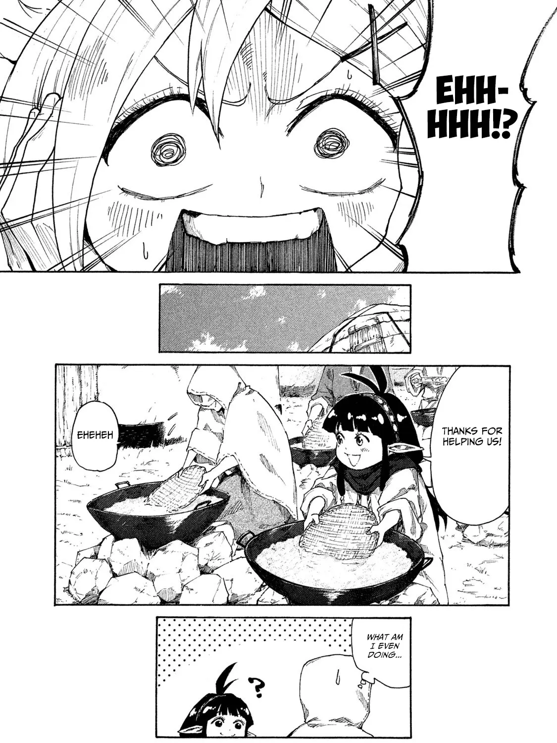 Mazumeshi Elf to Youbokugurashi Chapter 7 page 46 - 