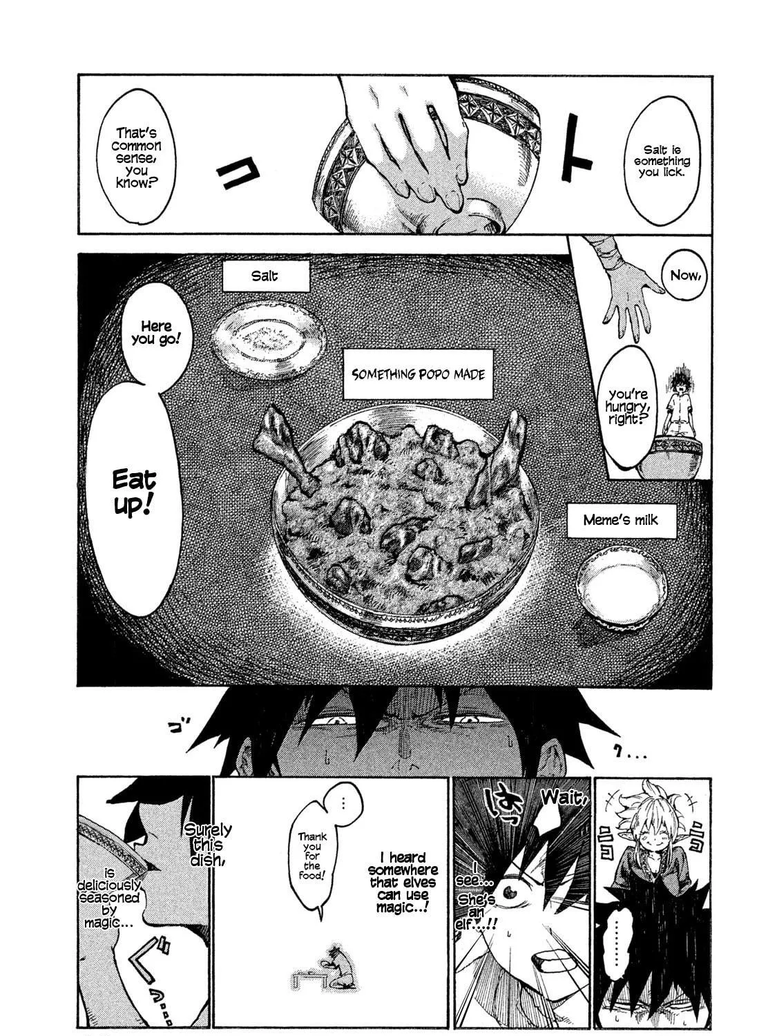 Mazumeshi Elf to Yuboku gurashi Chapter 1 page 34 - 