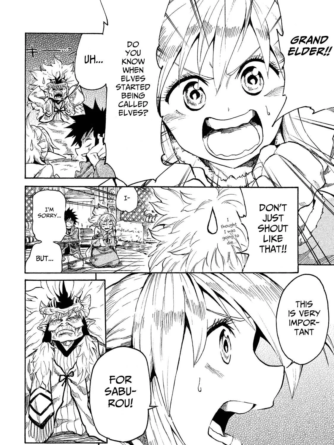 Mazumeshi Elf to Yuboku gurashi Chapter 11 page 35 - 