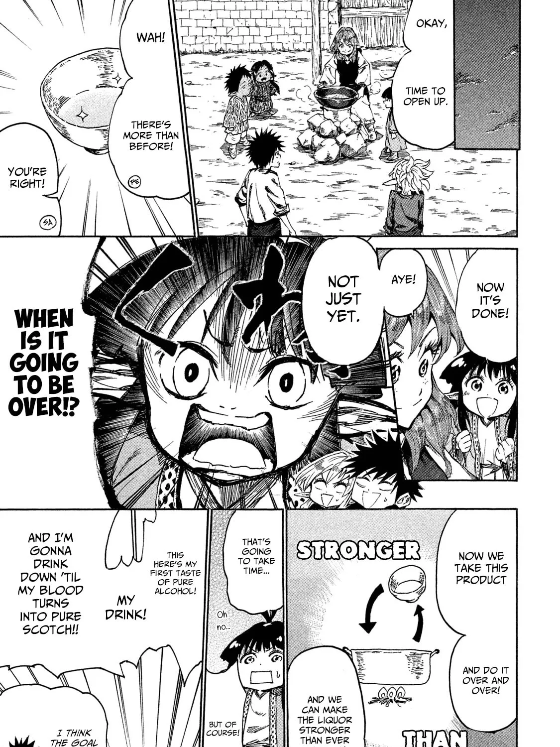 Mazumeshi Elf to Yuboku gurashi Chapter 15 page 33 - 