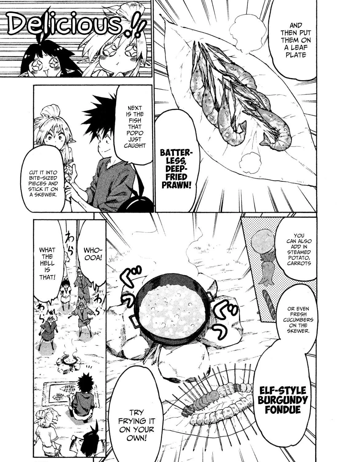 Mazumeshi Elf to Yuboku gurashi Chapter 28 page 9 - 