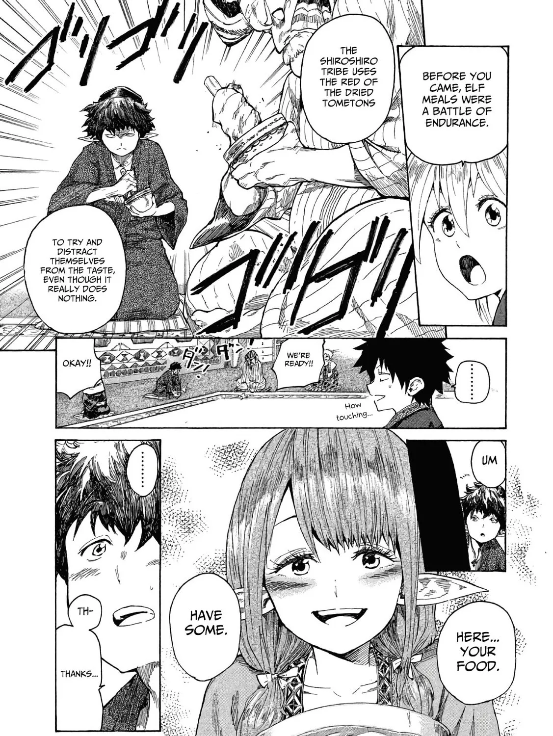 Mazumeshi Elf to Yuboku gurashi Chapter 3 page 14 - 