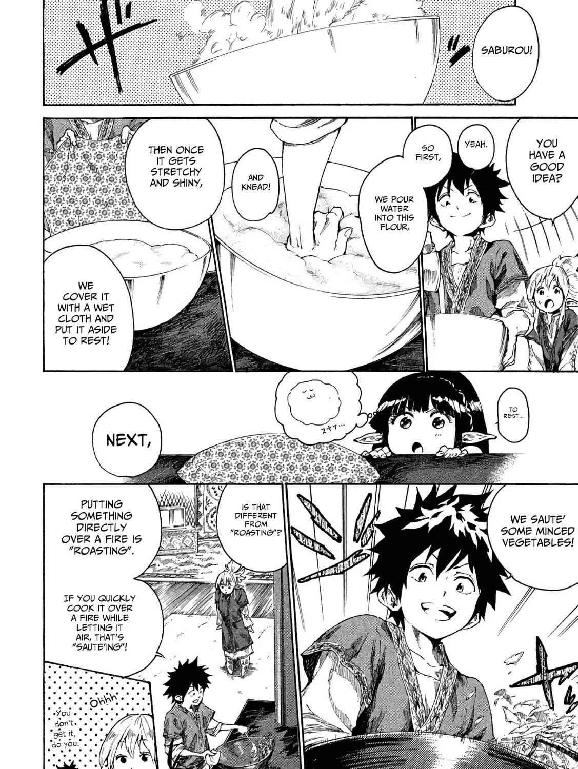 Mazumeshi Elf to Yuboku gurashi Chapter 3 page 28 - 