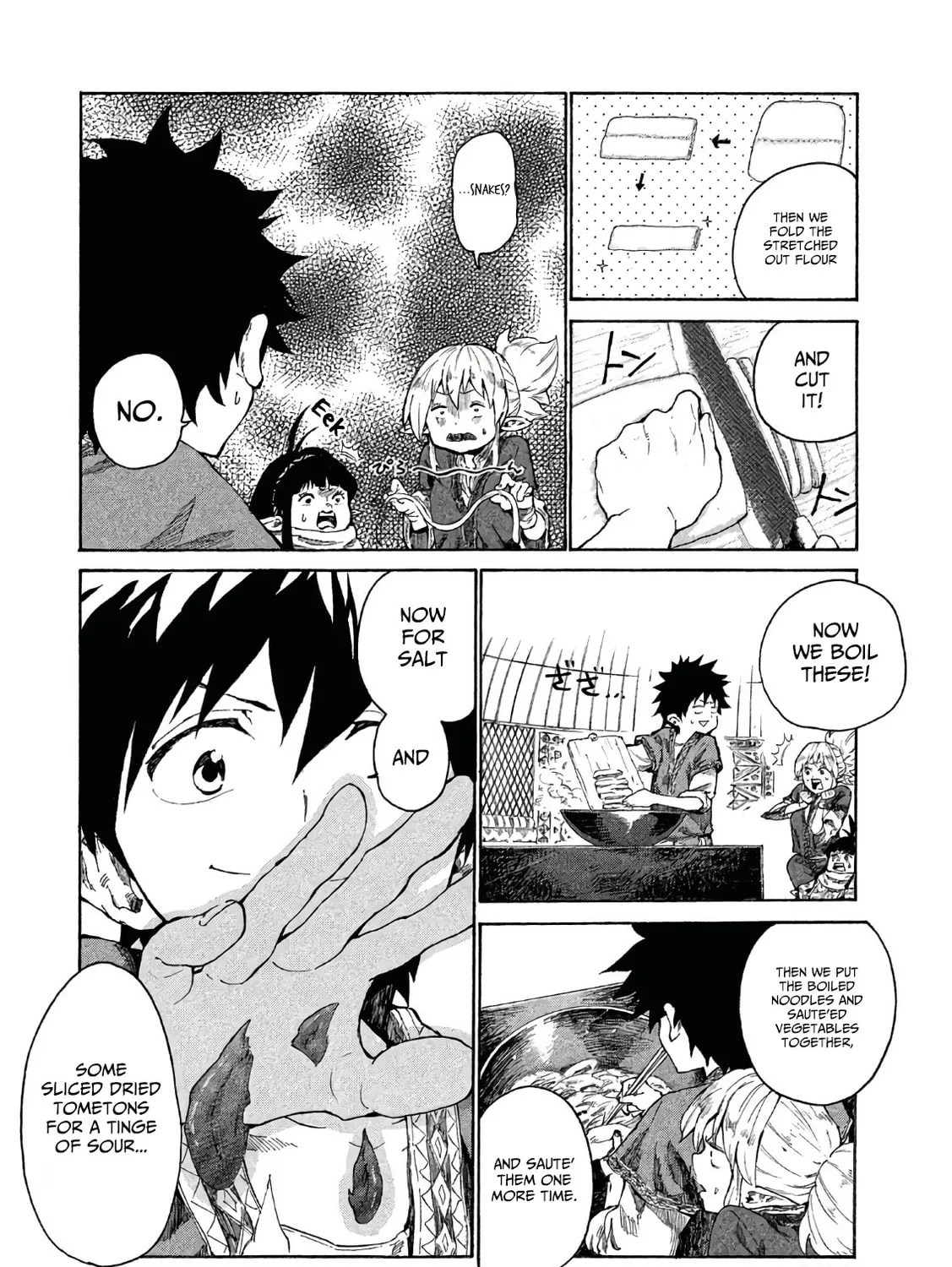 Mazumeshi Elf to Yuboku gurashi Chapter 3 page 32 - 
