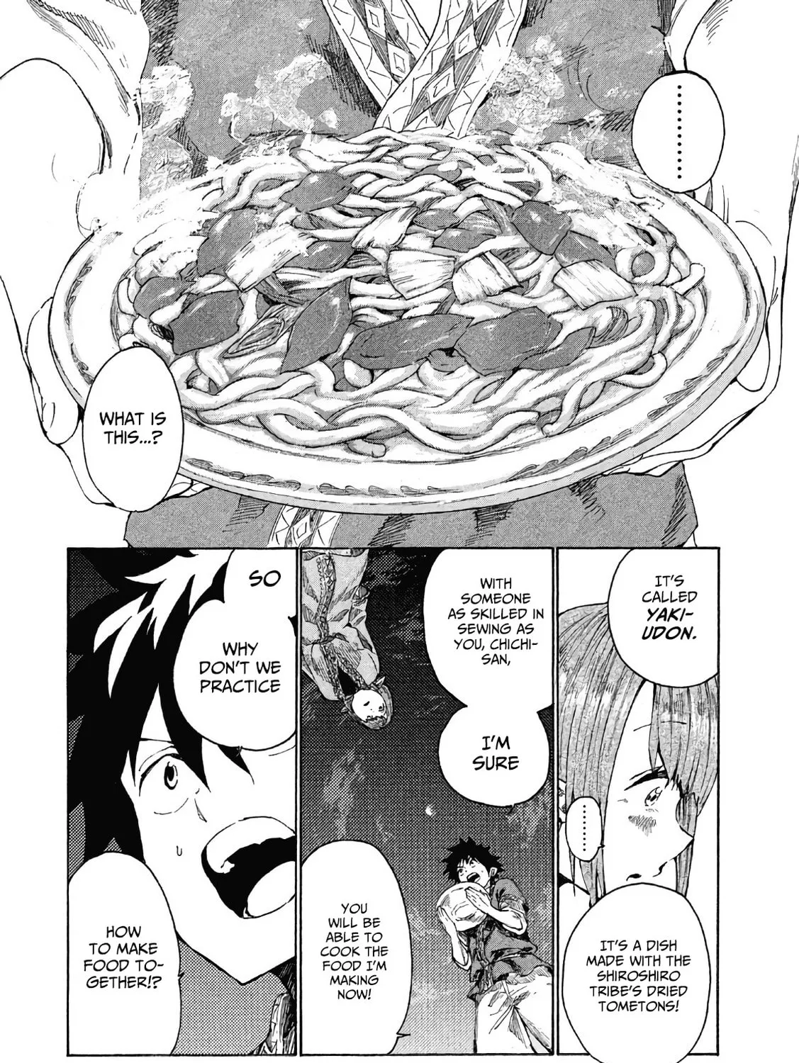 Mazumeshi Elf to Yuboku gurashi Chapter 3 page 36 - 