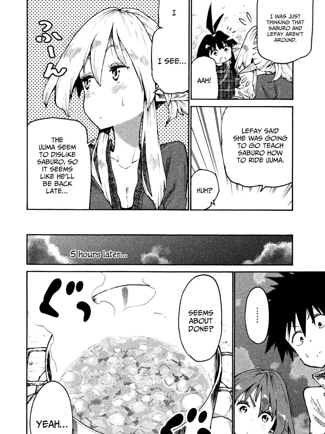 Mazumeshi Elf to Yuboku gurashi Chapter 30 page 35 - 