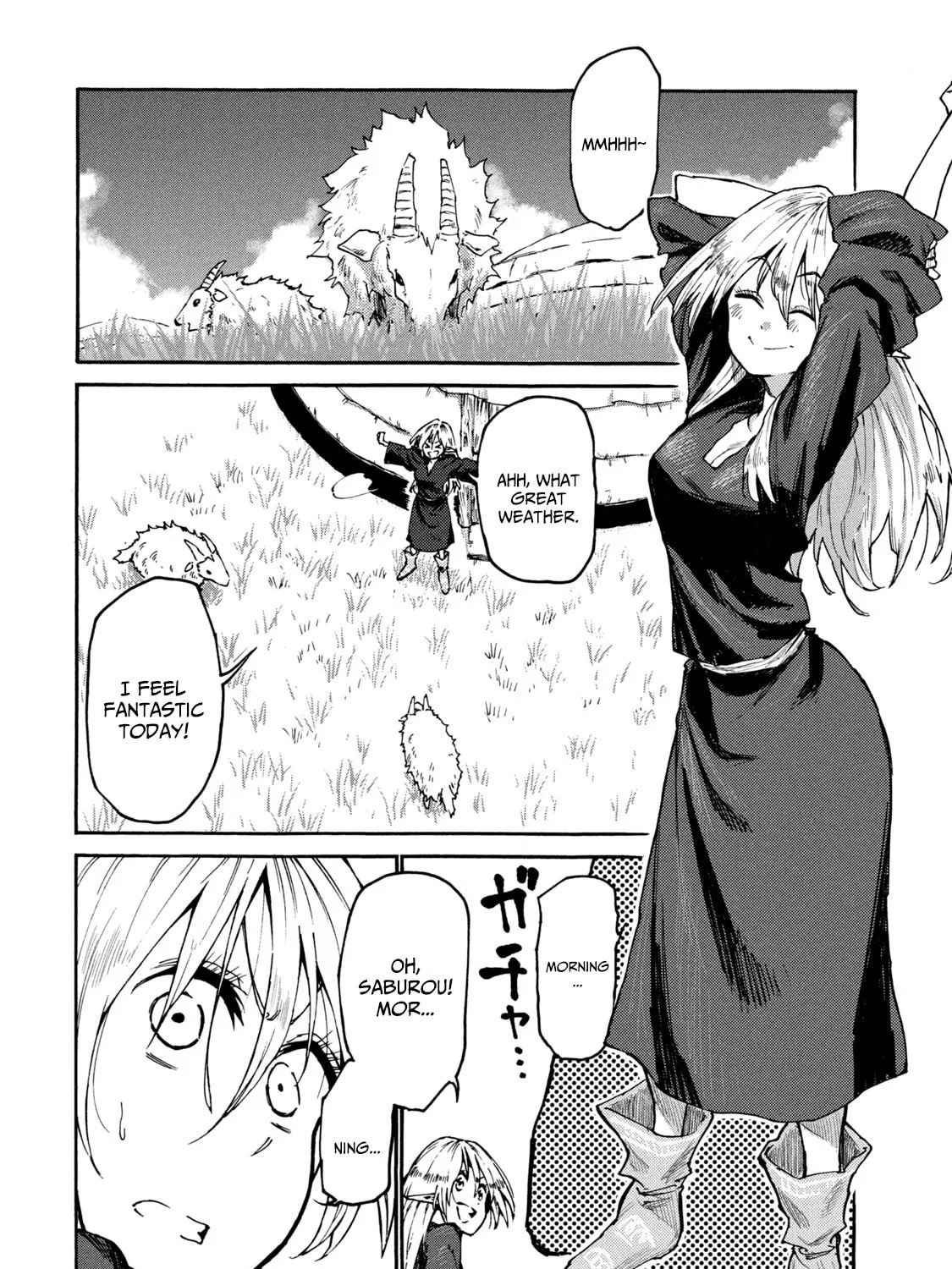 Mazumeshi Elf to Yuboku gurashi Chapter 34 page 3 - 