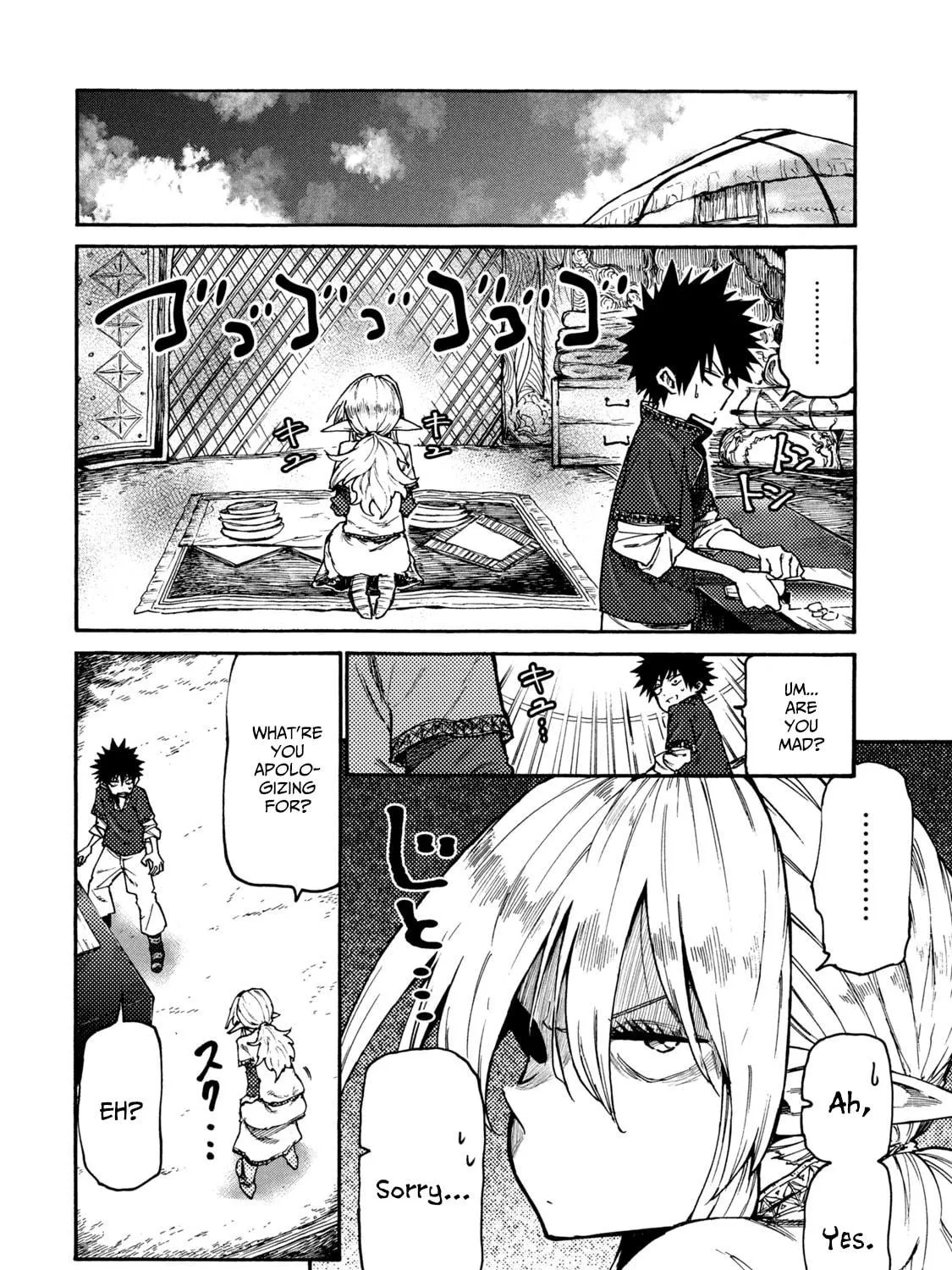 Mazumeshi Elf to Yuboku gurashi Chapter 35 page 11 - 