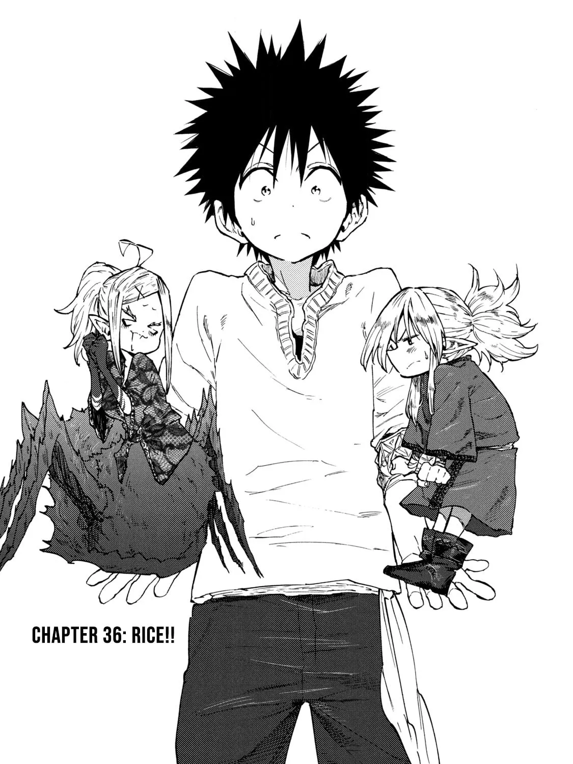 Mazumeshi Elf to Yuboku gurashi Chapter 36 page 1 - 