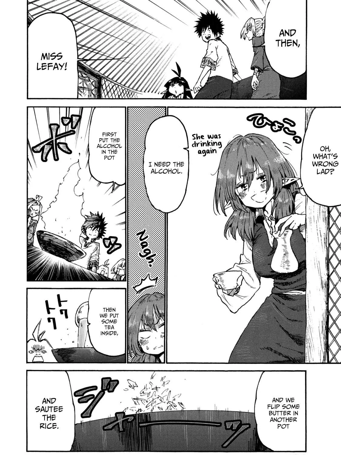 Mazumeshi Elf to Yuboku gurashi Chapter 36 page 23 - 