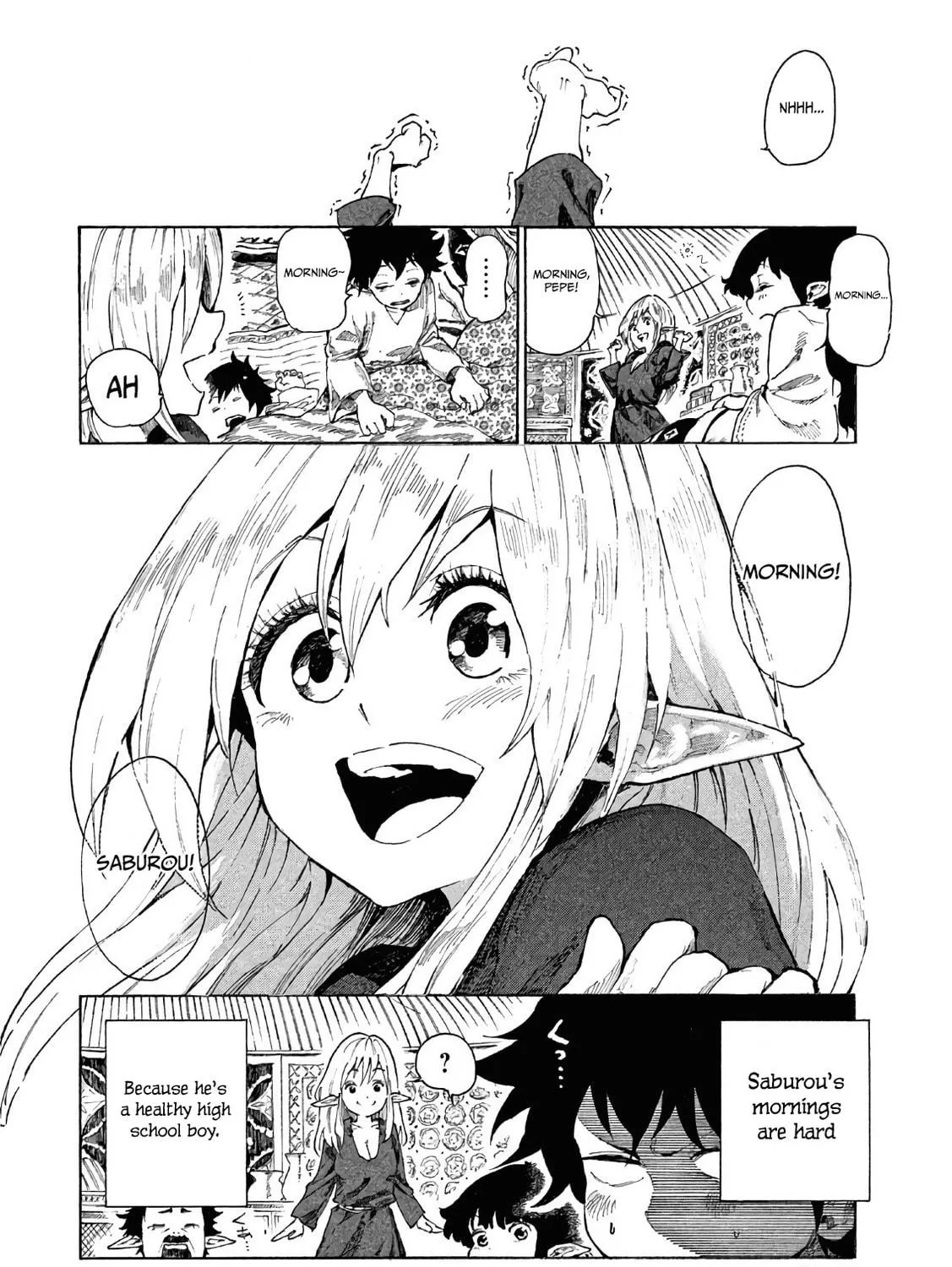Mazumeshi Elf to Yuboku gurashi Chapter 4 page 4 - 