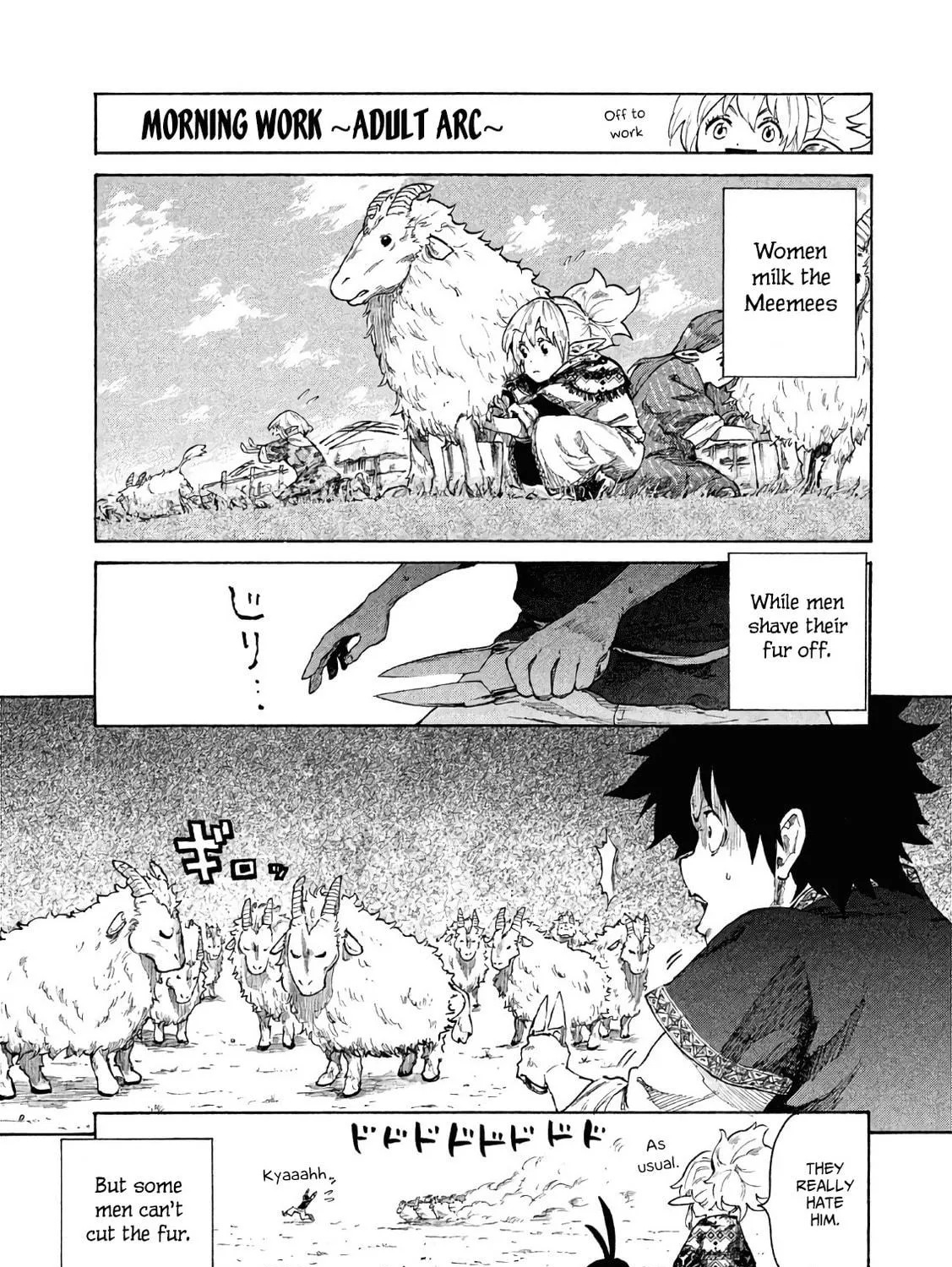 Mazumeshi Elf to Yuboku gurashi Chapter 4 page 10 - 