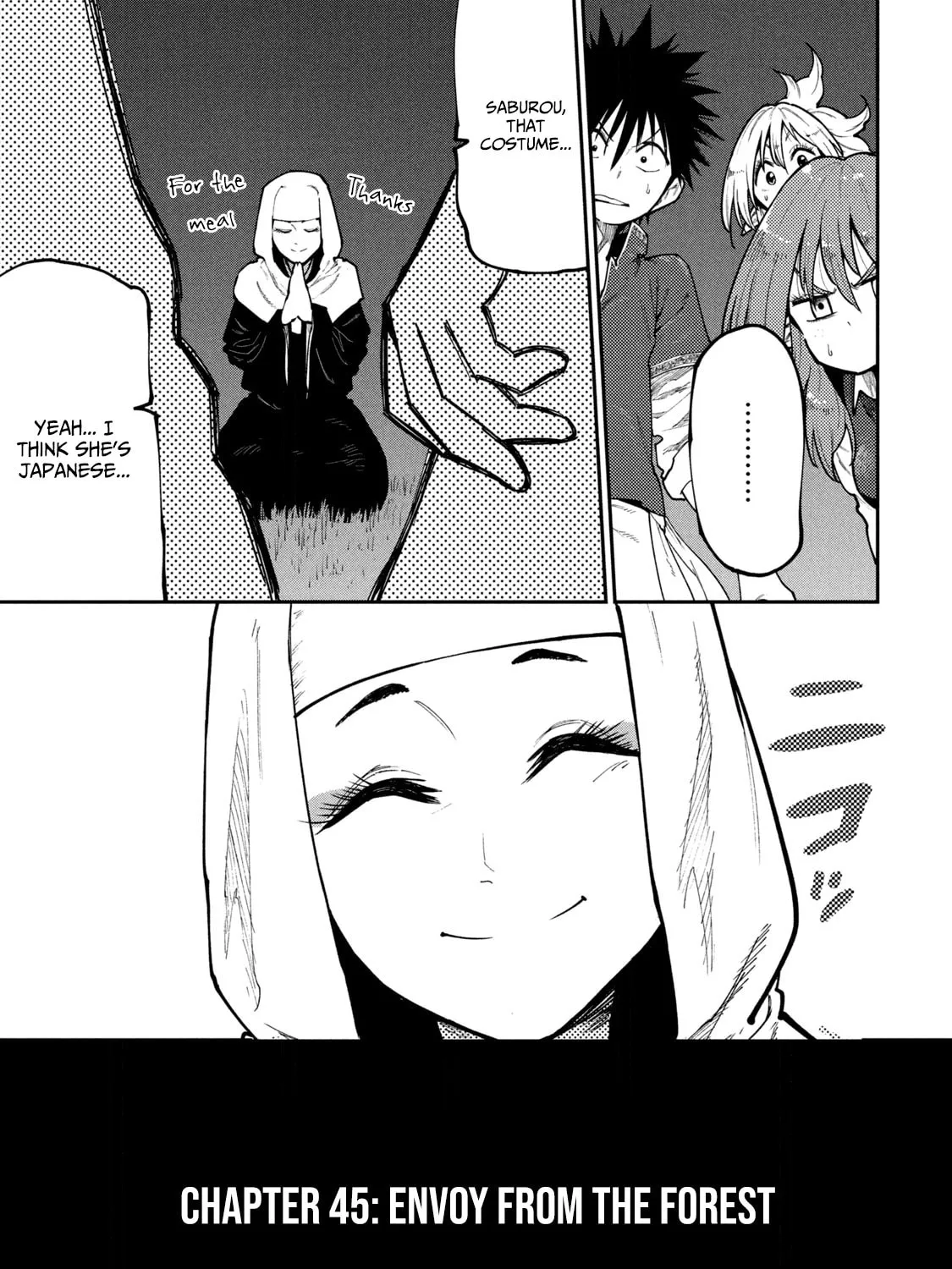 Mazumeshi Elf to Yuboku gurashi Chapter 45 page 1 - 
