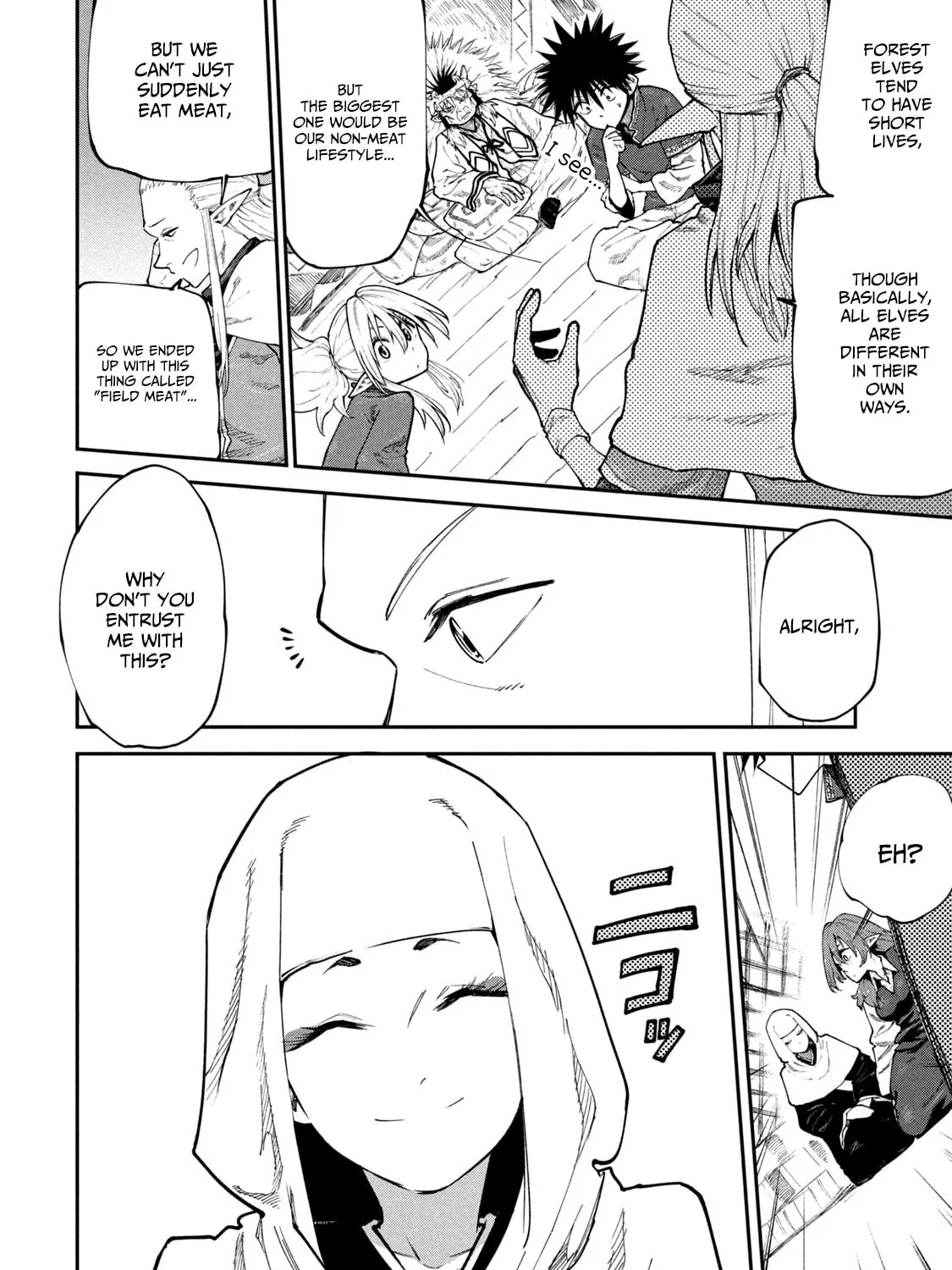 Mazumeshi Elf to Yuboku gurashi Chapter 45 page 27 - 