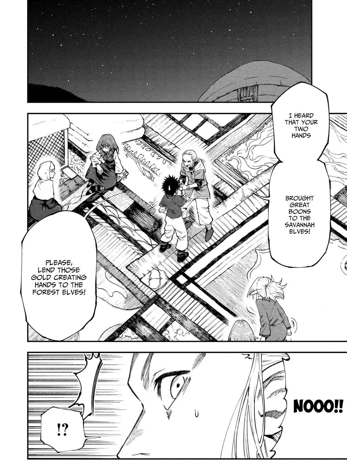 Mazumeshi Elf to Yuboku gurashi Chapter 46 page 3 - 