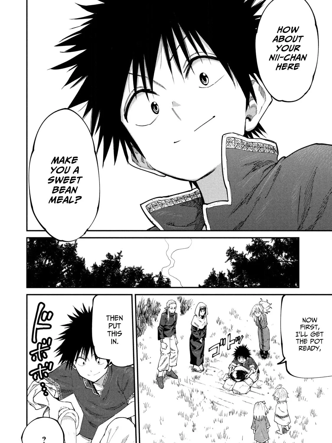 Mazumeshi Elf to Yuboku gurashi Chapter 46 page 31 - 