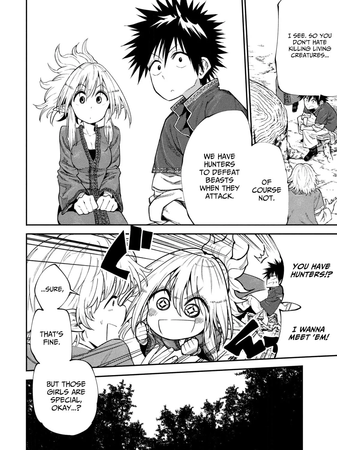 Mazumeshi Elf to Yuboku gurashi Chapter 48 page 7 - 