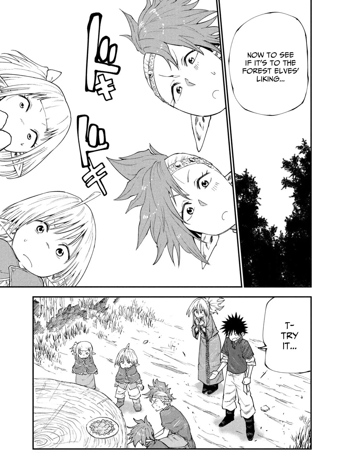 Mazumeshi Elf to Yuboku gurashi Chapter 49 page 33 - 