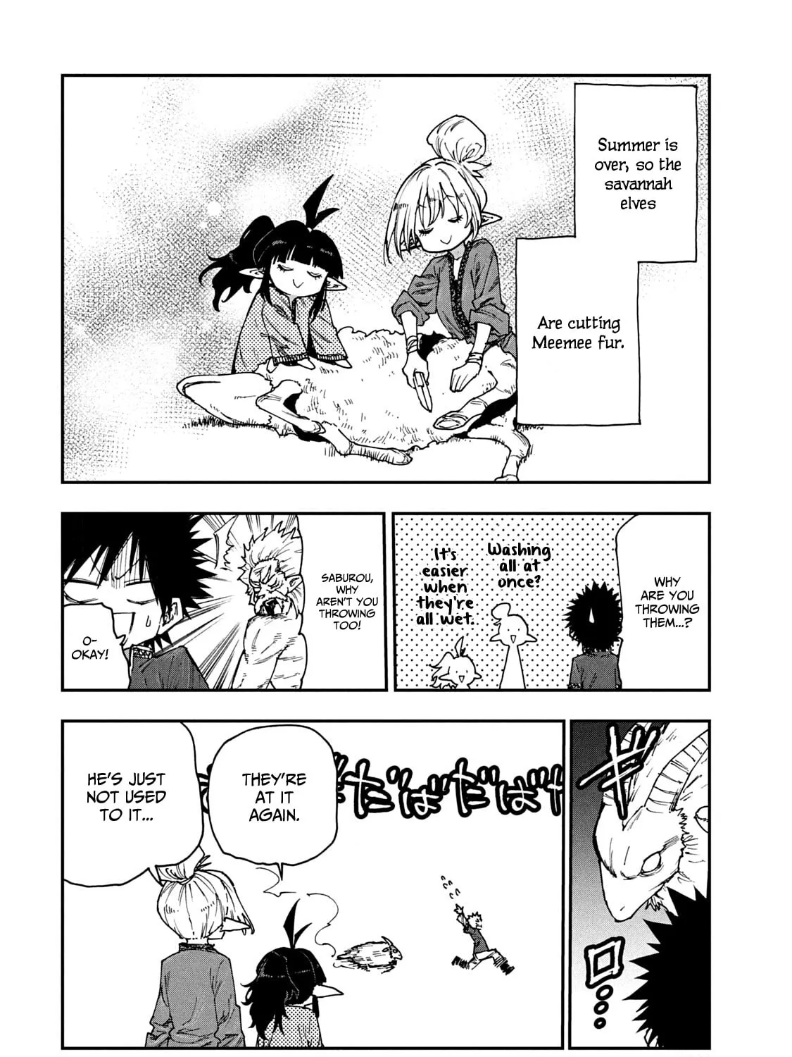 Mazumeshi Elf to Yuboku gurashi Chapter 54 page 7 - 