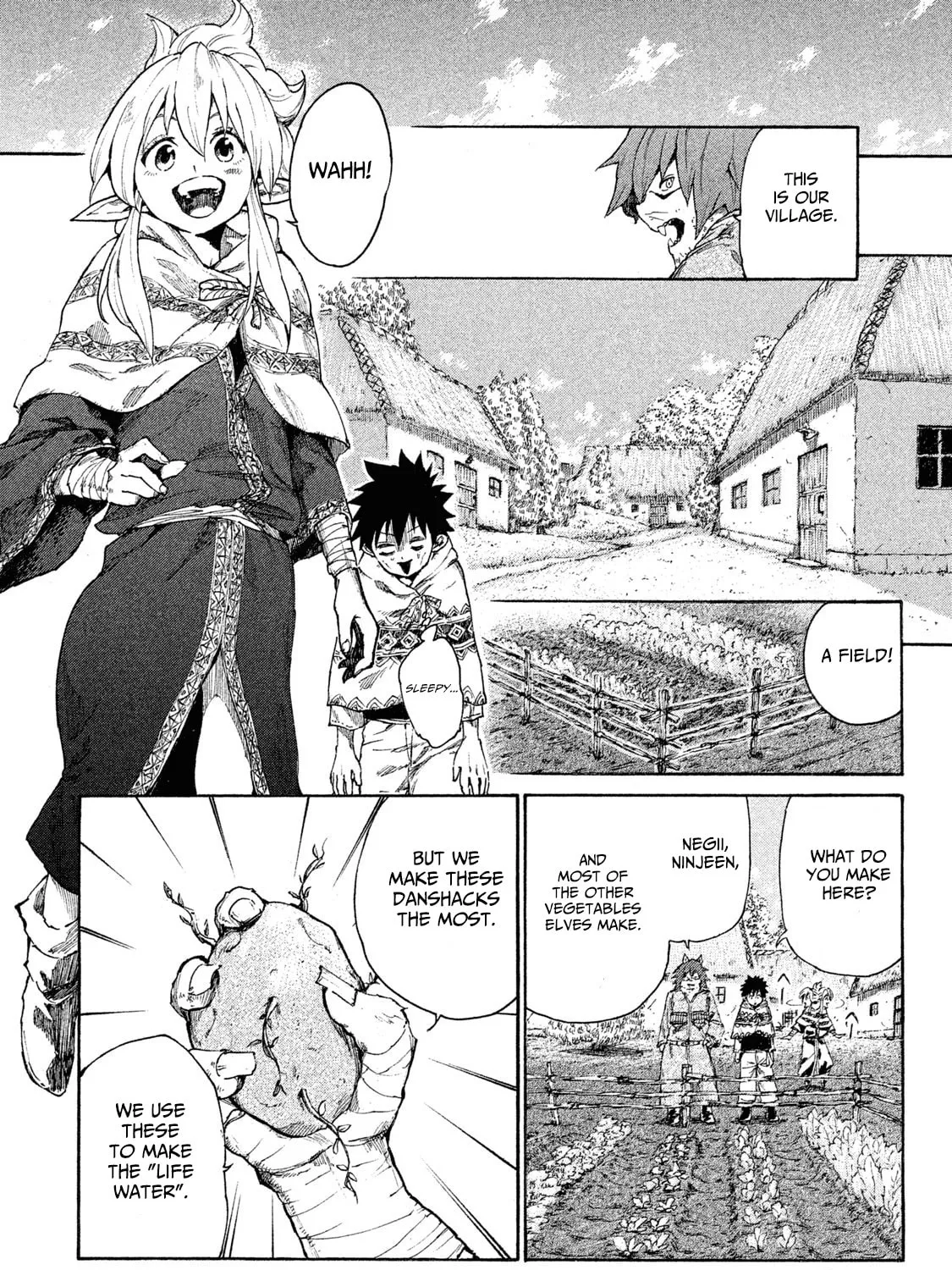 Mazumeshi Elf to Yuboku gurashi Chapter 6 page 72 - 
