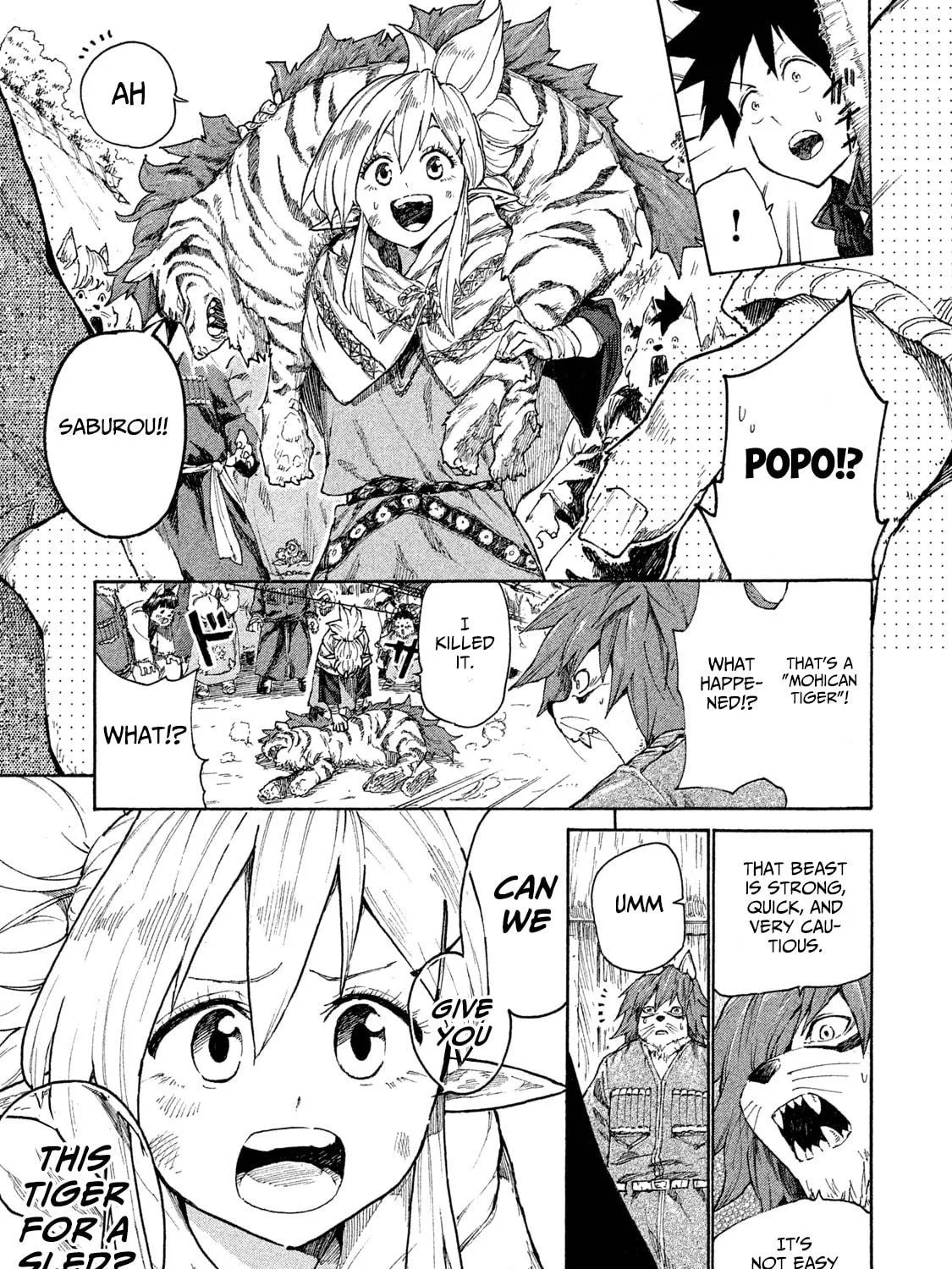 Mazumeshi Elf to Yuboku gurashi Chapter 7 page 58 - 