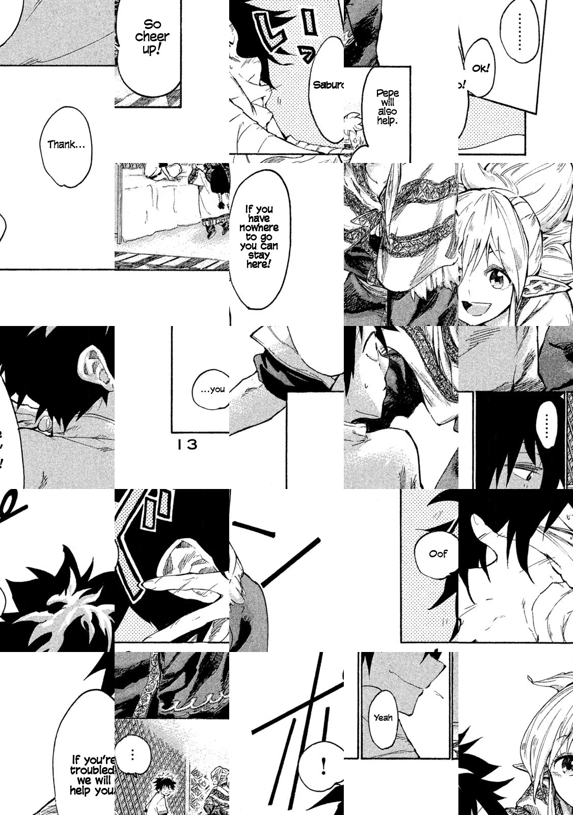Mazumeshi Elf to Yuuboku gurashi Chapter 1 page 12 - 