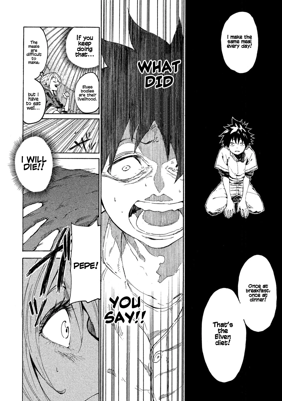 Mazumeshi Elf to Yuuboku gurashi Chapter 1 page 23 - 