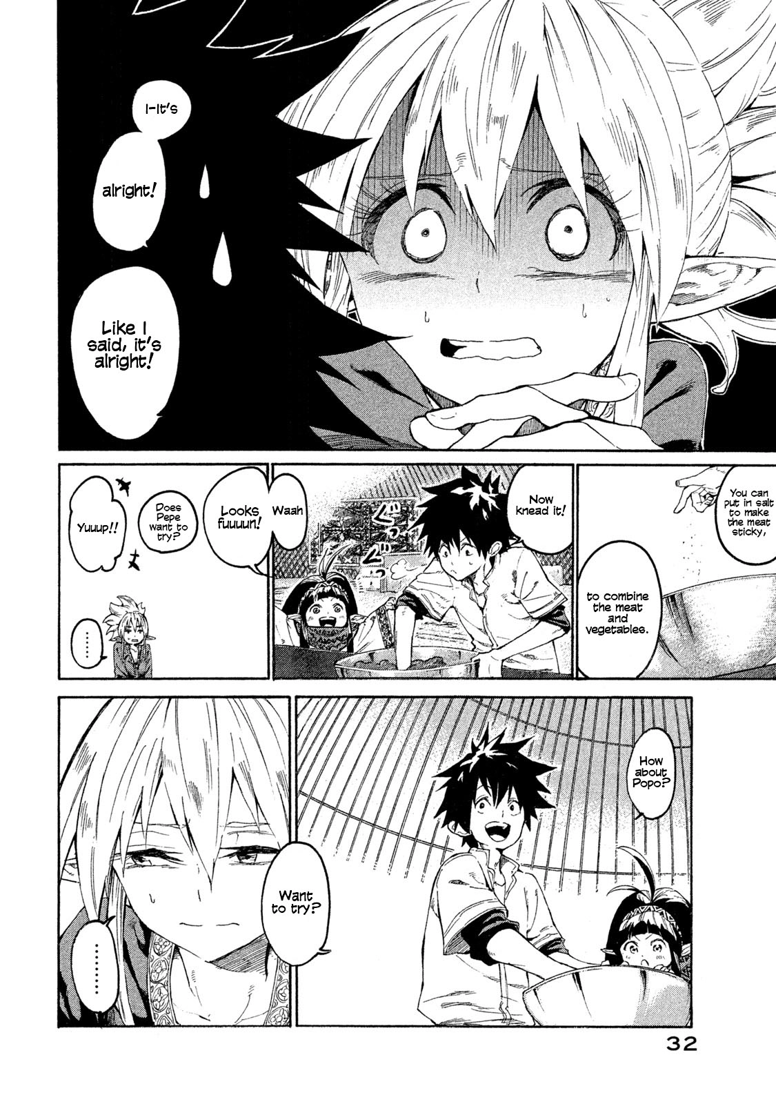 Mazumeshi Elf to Yuuboku gurashi Chapter 1 page 31 - 