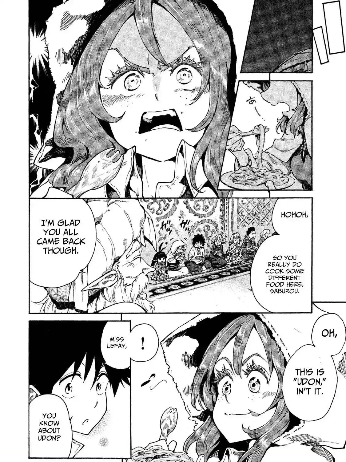 Mazumeshi Elf to Yuuboku gurashi Chapter 10 page 35 - 