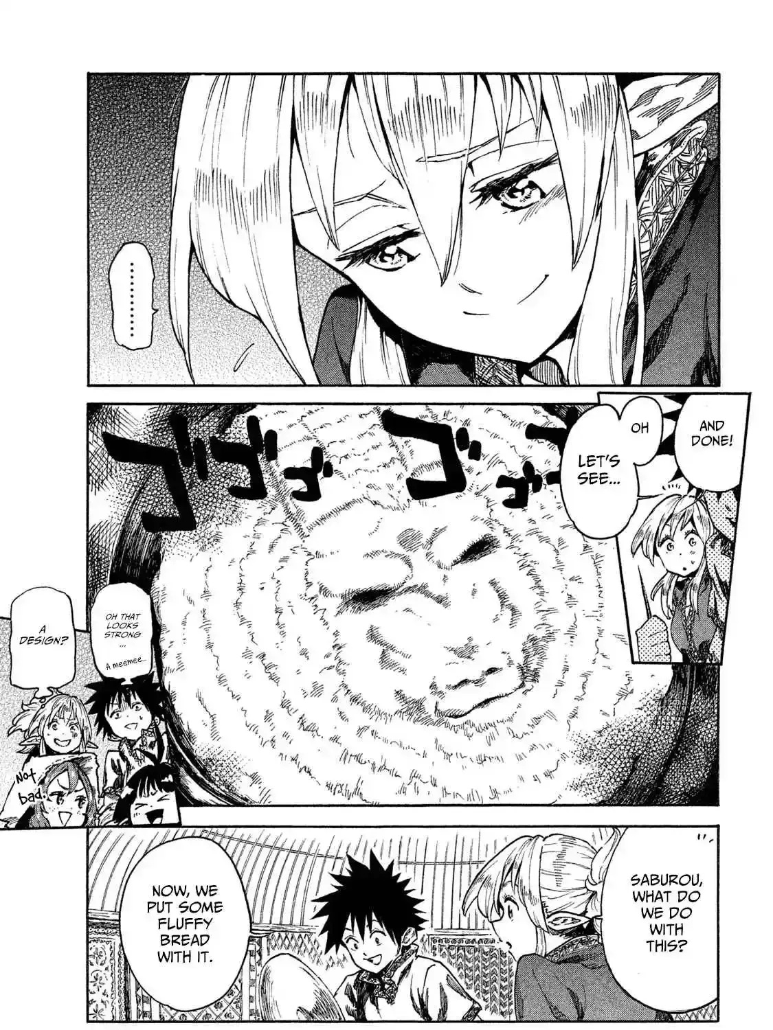 Mazumeshi Elf to Yuuboku gurashi Chapter 10 page 57 - 