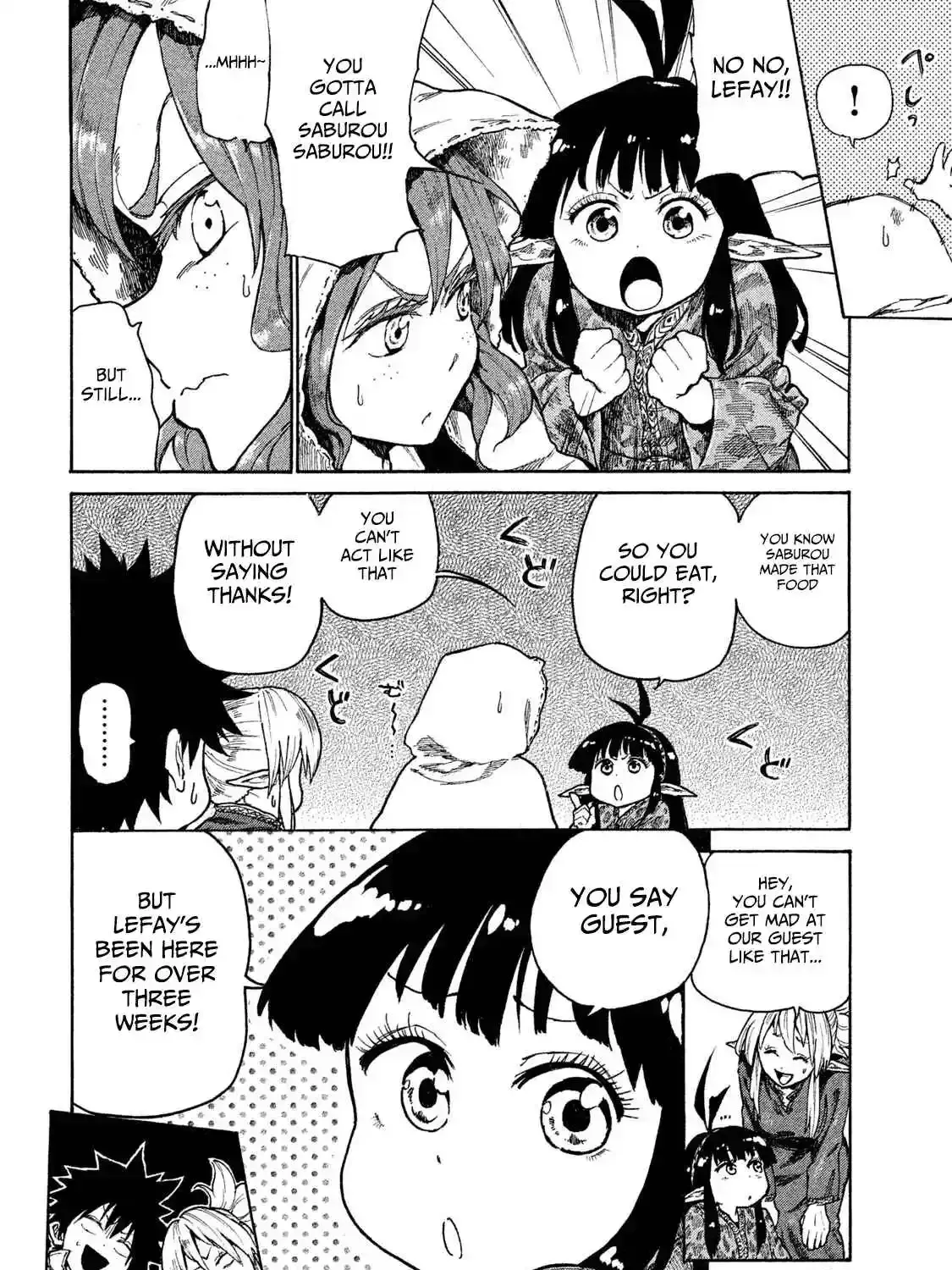 Mazumeshi Elf to Yuuboku gurashi Chapter 10 page 7 - 
