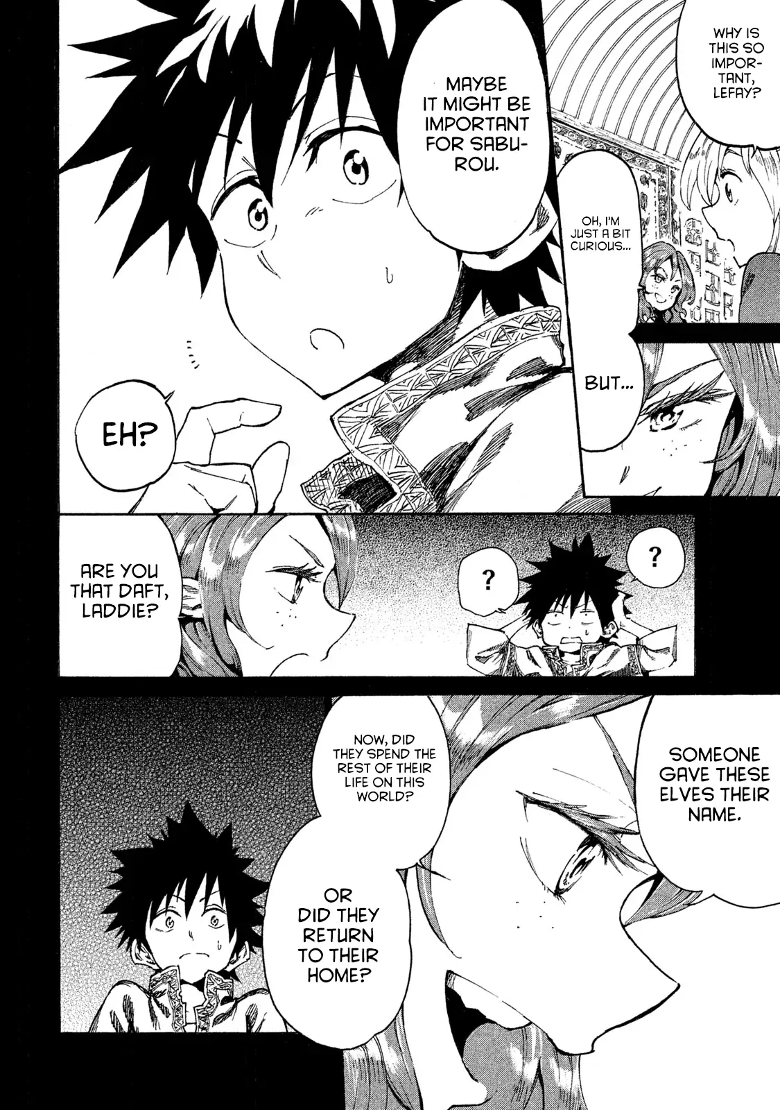 Mazumeshi Elf to Yuuboku gurashi Chapter 11 page 12 - 