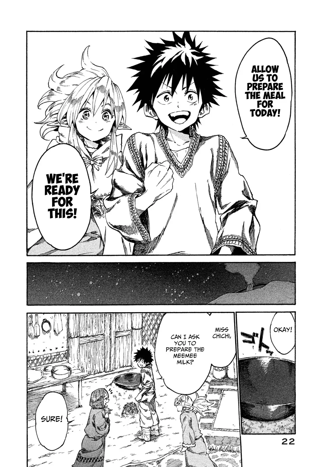 Mazumeshi Elf to Yuuboku gurashi Chapter 11 page 24 - 