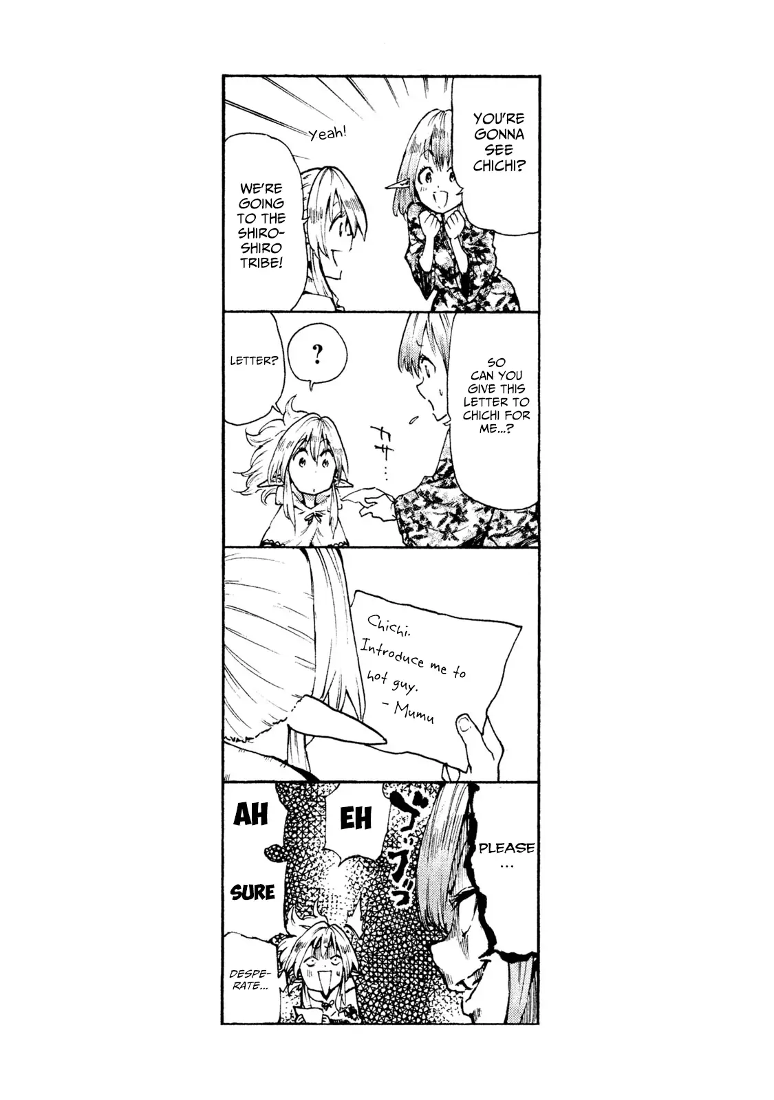 Mazumeshi Elf to Yuuboku gurashi Chapter 11 page 34 - 