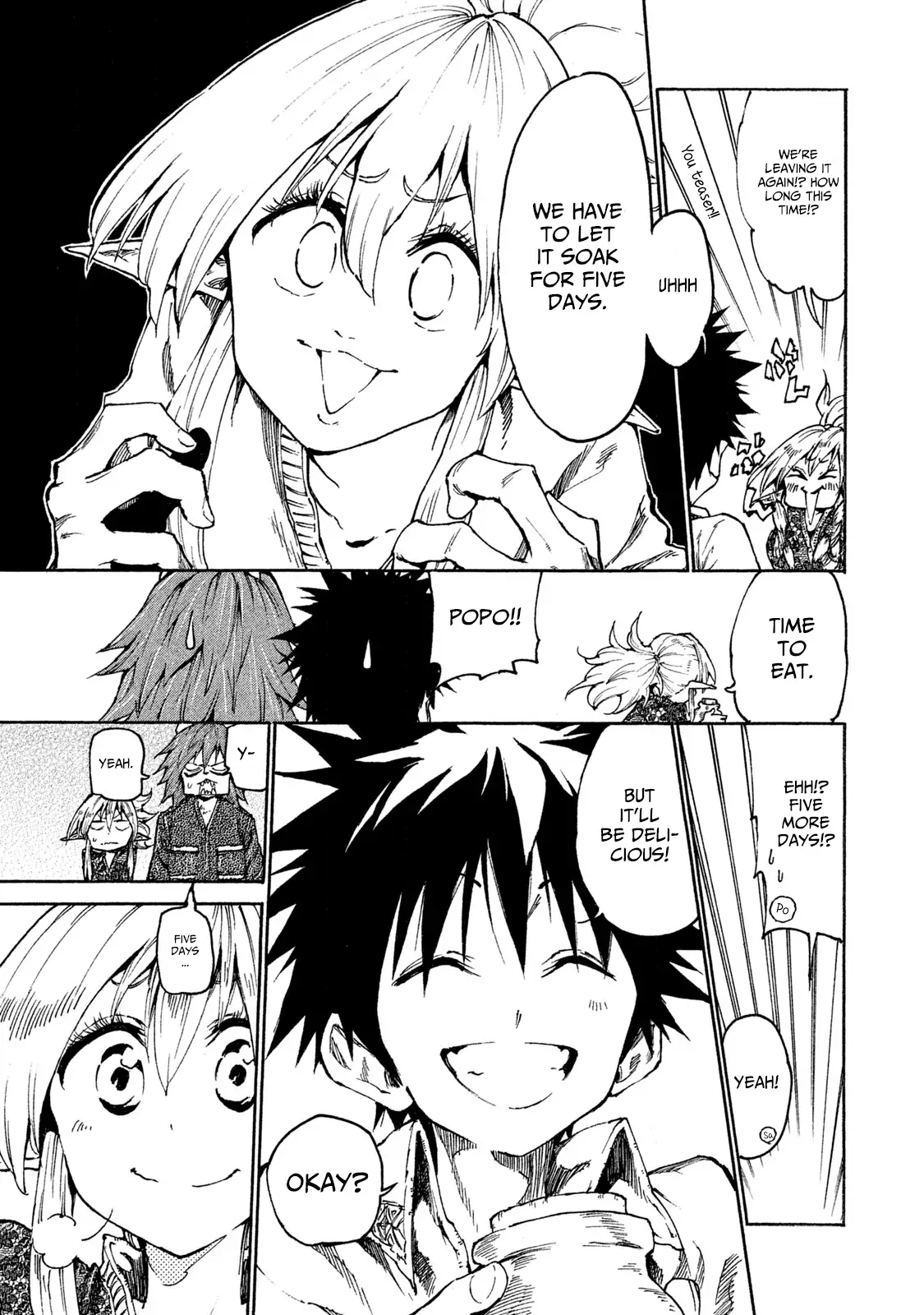 Mazumeshi Elf to Yuuboku gurashi Chapter 17 page 19 - 