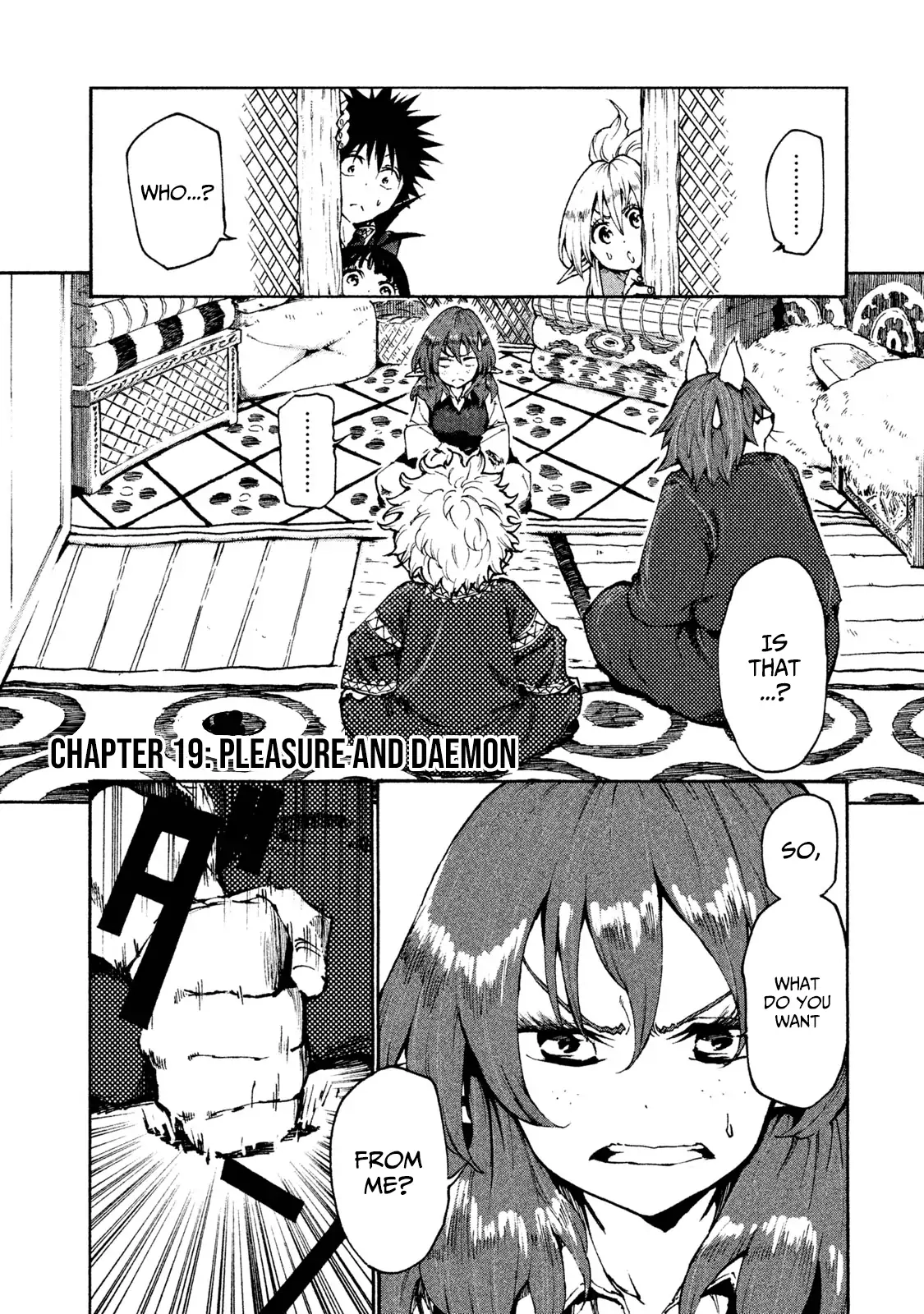 Mazumeshi Elf to Yuuboku gurashi Chapter 19 page 1 - 
