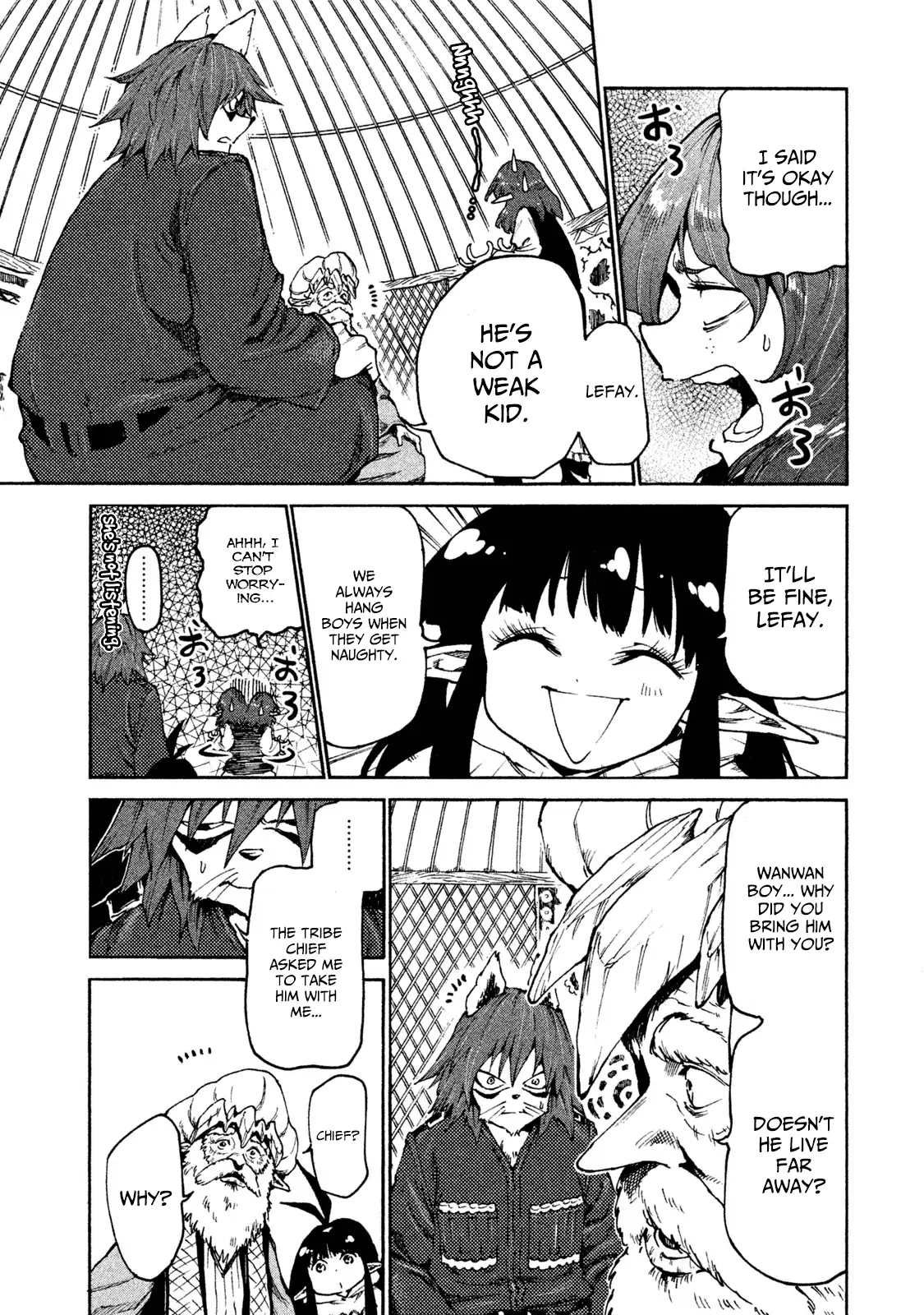 Mazumeshi Elf to Yuuboku gurashi Chapter 19 page 7 - 