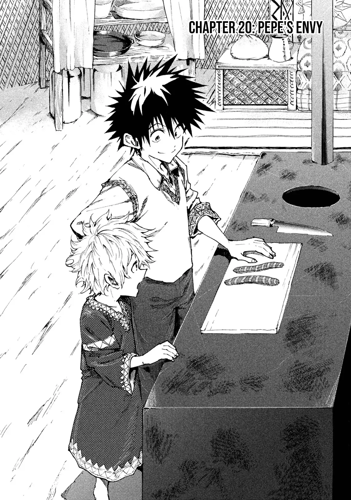 Mazumeshi Elf to Yuuboku gurashi Chapter 20 page 1 - 